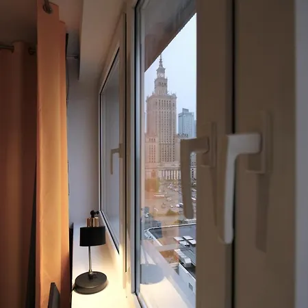 Hey With A View Of The Palace Of Culture And Science 公寓 华沙