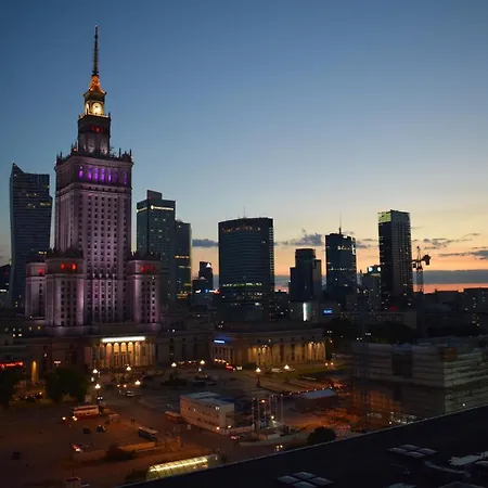Hey With A View Of The Palace Of Culture And Science Appartamento Varsavia